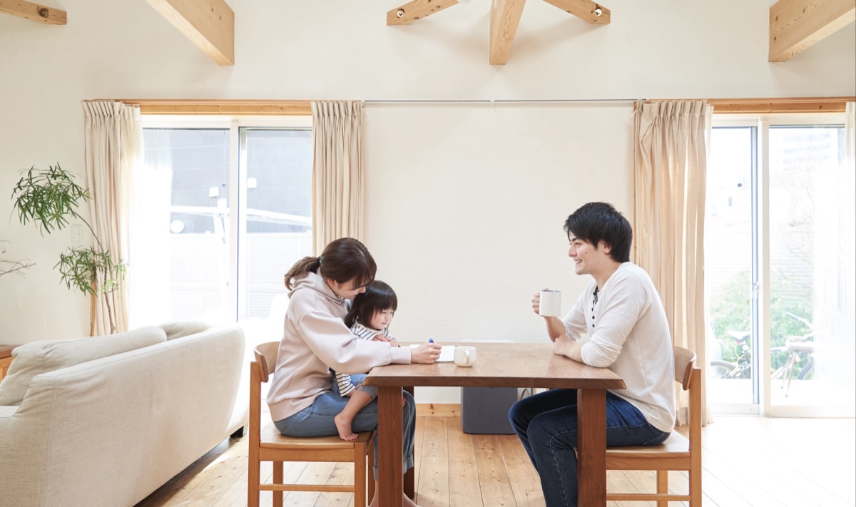 ご自宅でご相談されるご家族