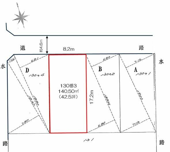 金沢市 久安３丁目（押野駅） 2階建 ４ＬＫ
