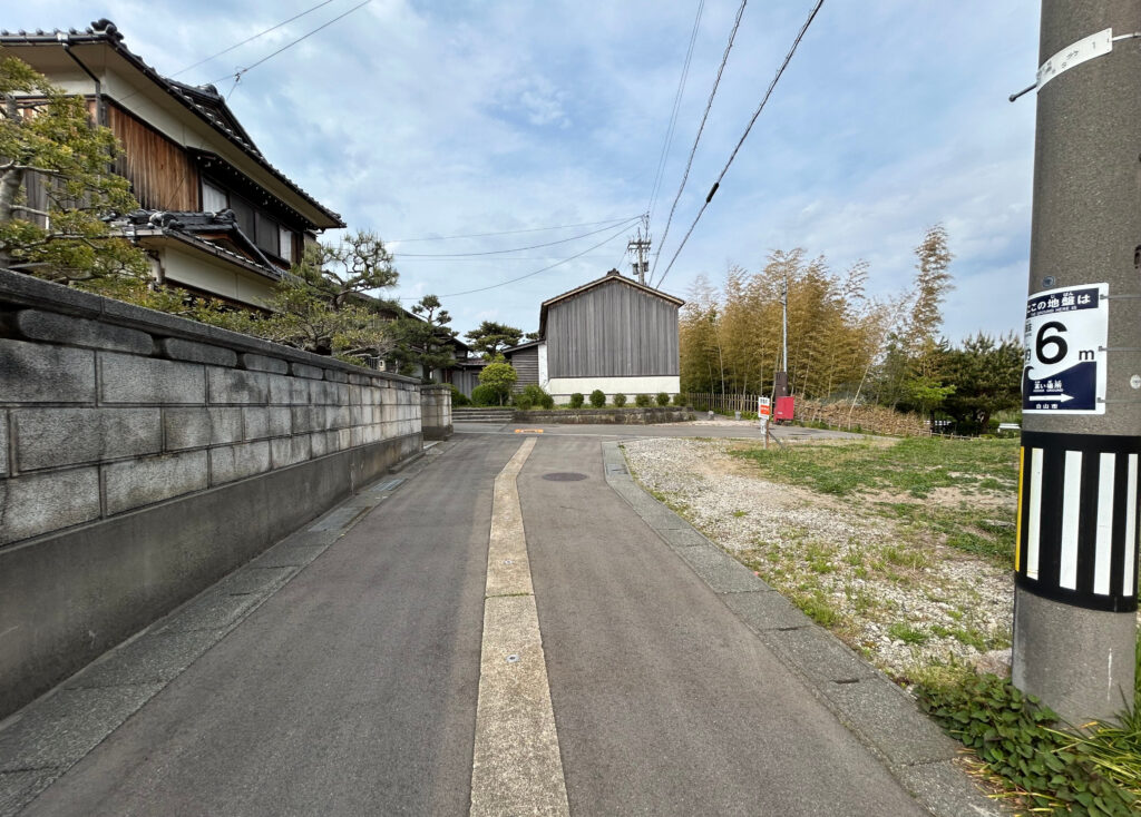 白山市 湊町 売土地 65.98坪 建築条件なし